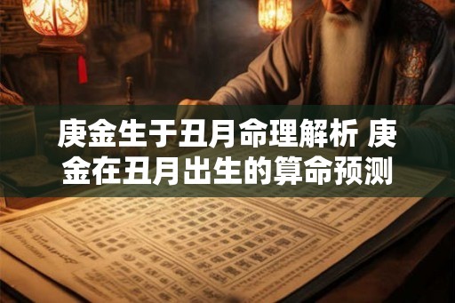 庚金生于丑月命理解析 庚金在丑月出生的算命预测