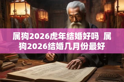 属狗2026虎年结婚好吗  属狗2026结婚几月份最好