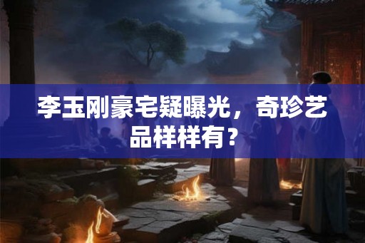 李玉刚豪宅疑曝光,奇珍艺品样样有? 李玉刚豪宅疑曝光,奇珍艺品样样有?