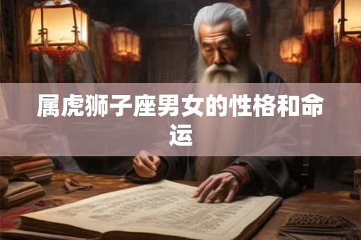 属虎狮子座男女的性格和命运