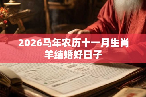 2026马年农历十一月生肖羊结婚好日子