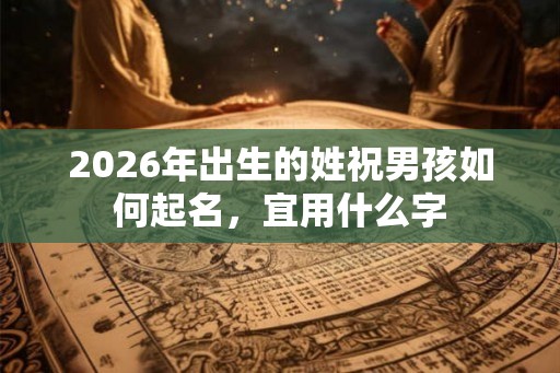 2026年出生的姓祝男孩如何起名，宜用什么字