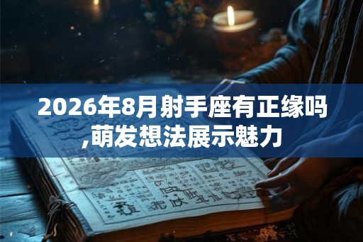 2026年8月射手座有正缘吗,萌发想法展示魅力