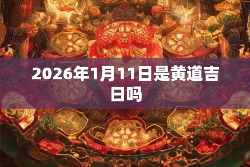 2026年1月11日是黄道吉日吗