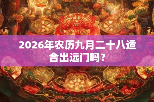 2026年农历九月二十八适合出远门吗？