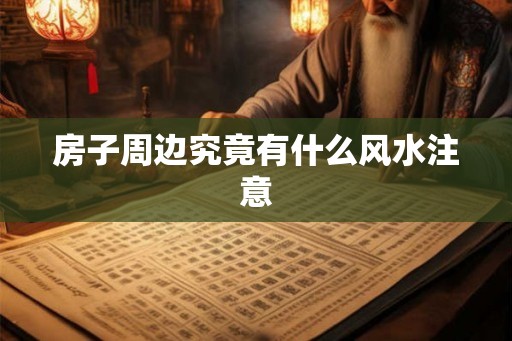 房子周边究竟有什么风水注意