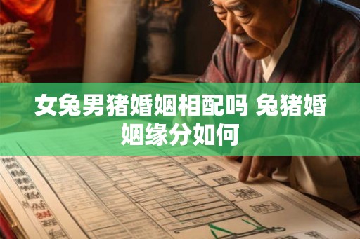 女兔男猪婚姻相配吗 兔猪婚姻缘分如何