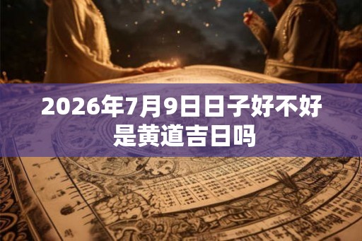2026年7月9日日子好不好 是黄道吉日吗