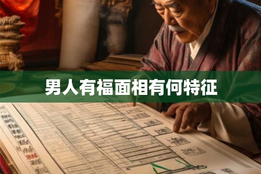 男人有福面相有何特征