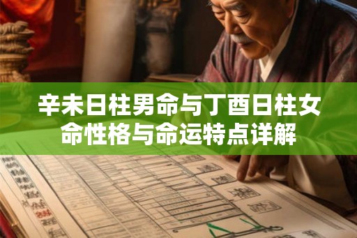 辛未日柱男命与丁酉日柱女命性格与命运特点详解