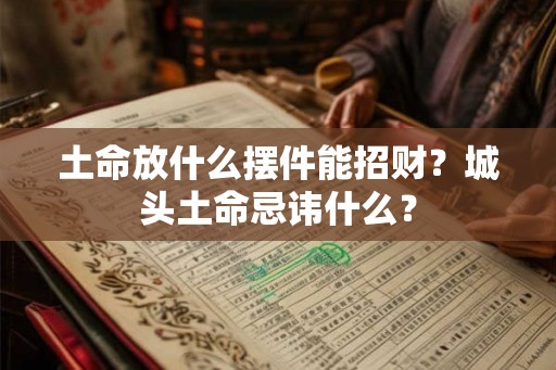 土命放什么摆件能招财？城头土命忌讳什么？