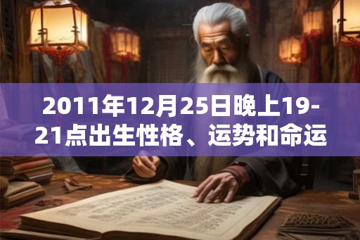 2011年12月25日晚上19-21点出生性格、运势和命运