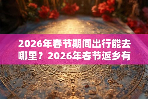 2026年春节期间出行能去哪里？2026年春节返乡有什么政策？