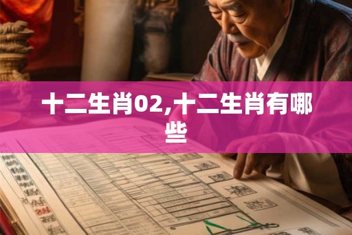 十二生肖02,十二生肖有哪些