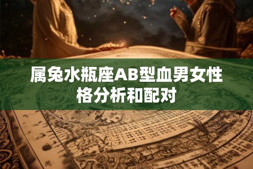 属兔水瓶座AB型血男女性格分析和配对 属兔水瓶座AB型血男女性格分析和配对