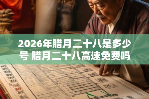 2026年腊月二十八是多少号 腊月二十八高速免费吗