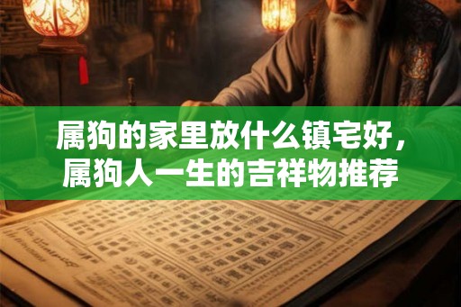 属狗的家里放什么镇宅好,属狗人一生的吉祥物推荐 属狗的家里放什么镇宅好,属狗人一生的吉祥物推荐