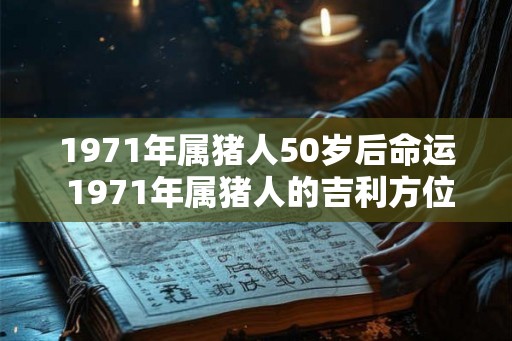 1971年属猪人50岁后命运 1971年属猪人的吉利方位