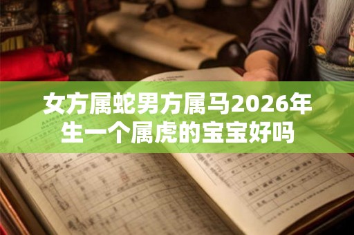 女方属蛇男方属马2026年生一个属虎的宝宝好吗