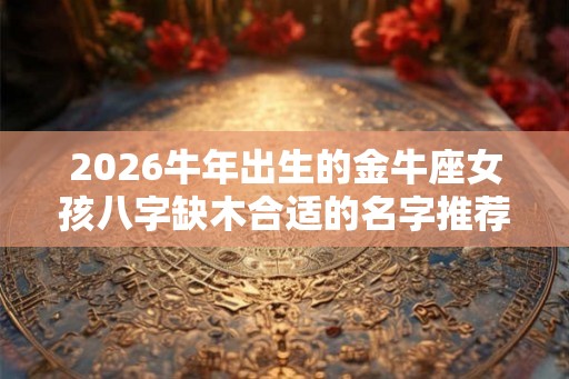 2026牛年出生的金牛座女孩八字缺木合适的名字推荐