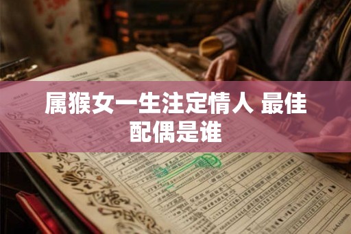 属猴女一生注定情人 最佳配偶是谁