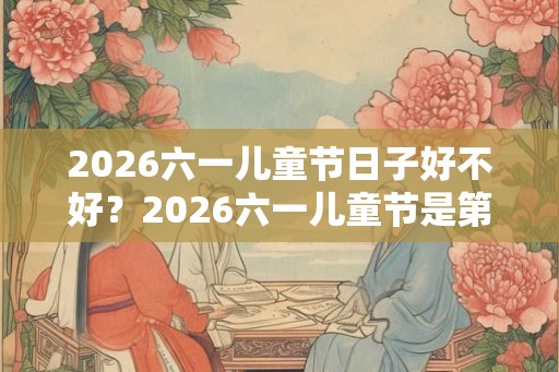 2026六一儿童节日子好不好？2026六一儿童节是第几个儿童节？