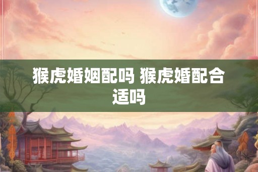猴虎婚姻配吗 猴虎婚配合适吗