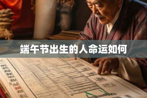 端午节出生的人命运如何