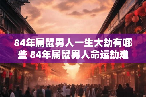 84年属鼠男人一生大劫有哪些 84年属鼠男人命运劫难有哪些 84年属鼠男人一生大劫有哪些 84年属鼠男人命运劫难有哪些
