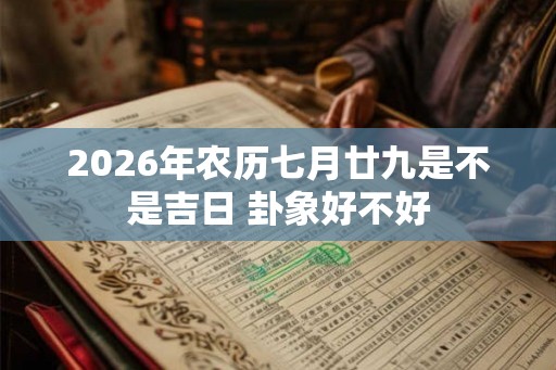 2026年农历七月廿九是不是吉日 卦象好不好 2026年农历七月廿九是不是吉日 卦象好不好