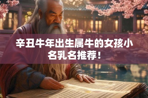 辛丑牛年出生属牛的女孩小名乳名推荐！
