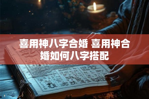 喜用神八字合婚 喜用神合婚如何八字搭配
