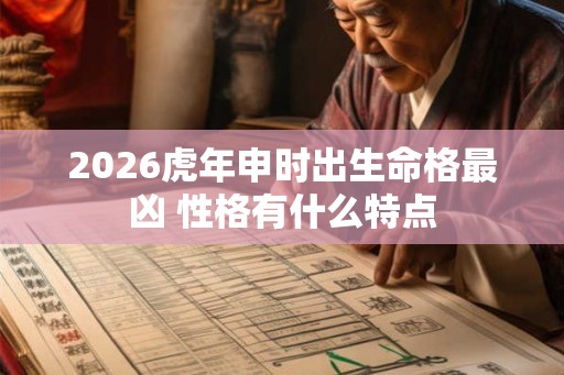 2026虎年申时出生命格最凶 性格有什么特点