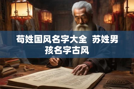苟姓国风名字大全  苏姓男孩名字古风