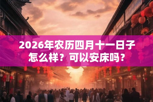 2026年农历四月十一日子怎么样?可以安床吗? 2026年农历四月十一日子怎么样?可以安床吗?