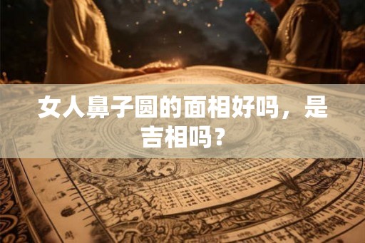 女人鼻子圆的面相好吗,是吉相吗? 女人鼻子圆的面相好吗,是吉相吗?