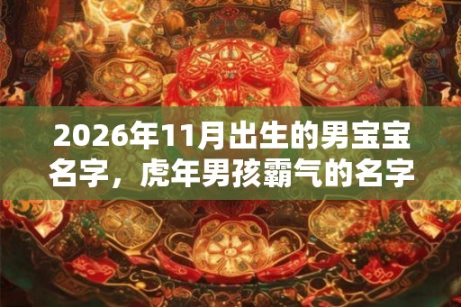 2026年11月出生的男宝宝名字，虎年男孩霸气的名字