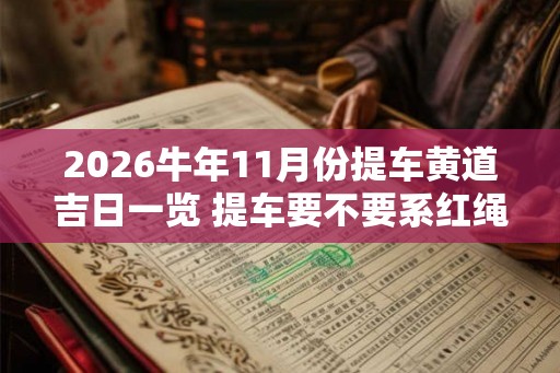 2026牛年11月份提车黄道吉日一览 提车要不要系红绳