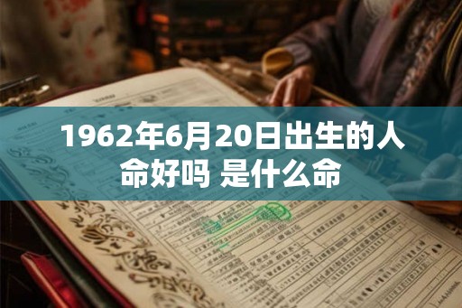 1962年6月20日出生的人命好吗 是什么命
