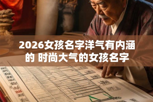2026女孩名字洋气有内涵的 时尚大气的女孩名字 2026女孩名字洋气有内涵的 时尚大气的女孩名字
