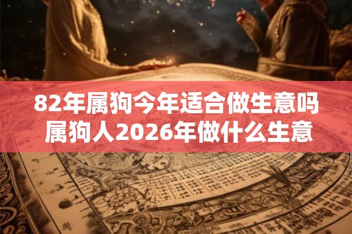 82年属狗今年适合做生意吗 属狗人2026年做什么生意赚钱