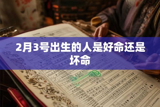 2月3号出生的人是好命还是坏命