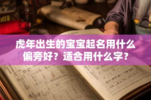 虎年出生的宝宝起名用什么偏旁好？适合用什么字？
