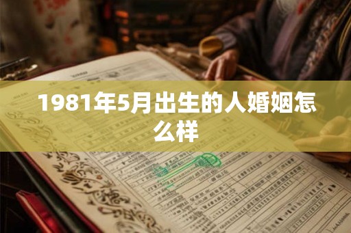 1981年5月出生的人婚姻怎么样