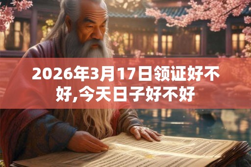 2026年3月17日领证好不好,今天日子好不好 2026年3月17日领证好不好,今天日子好不好