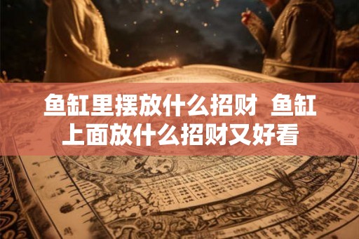 鱼缸里摆放什么招财  鱼缸上面放什么招财又好看