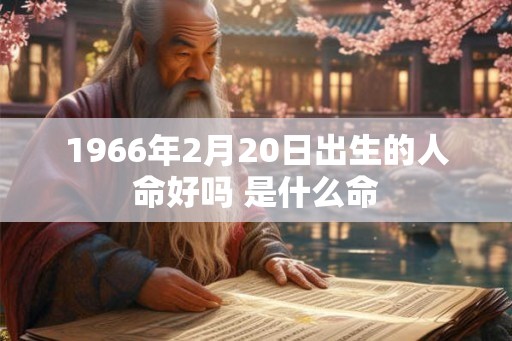 1966年2月20日出生的人命好吗 是什么命