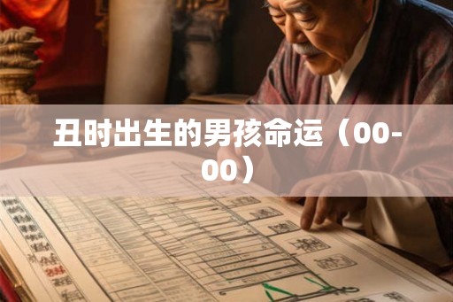 丑时出生的男孩命运（00-00）