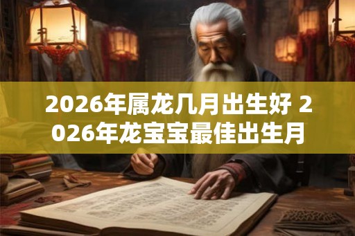2026年属龙几月出生好 2026年龙宝宝最佳出生月