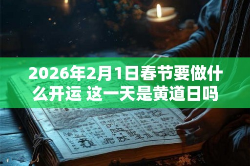 2026年2月1日春节要做什么开运 这一天是黄道日吗 2026年2月1日春节要做什么开运 这一天是黄道日吗